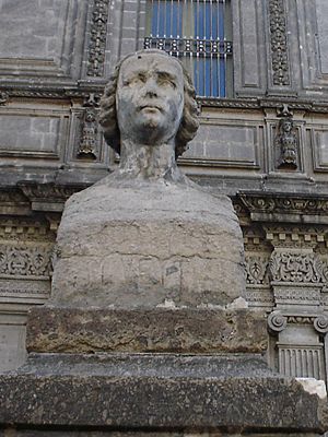 Archivo:Busto de Mariano Fernández de Echeverría y Veytia