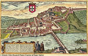Archivo:Coimbra (Braun – Hogenberg, 1598)