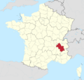 Département 38 in France 2016