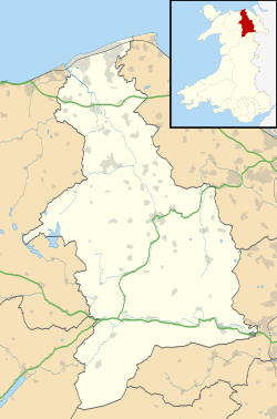 Rhyl ubicada en Denbighshire