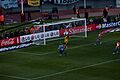 Forlan scoring in the 2011 CA final
