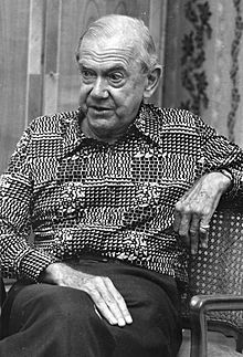 Graham Greene angol író, 1975 Fortepan 84697.jpg