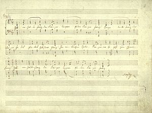 Archivo:Haydn Kaiserlied Reinschrift