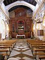 Interior iglesia algezares