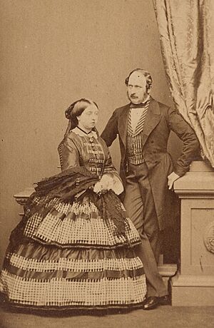 Archivo:John Jabez Edwin Mayall – Portrait of Queen Victoria and Prince Albert (Main View) – Google Art Project – unframed