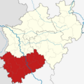 Locator map RB K in North Rhine-Westphalia