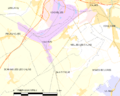 Map commune FR insee code 62360