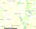 Map commune FR insee code 64389