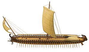 Archivo:Model of a greek trireme