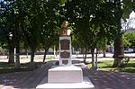 Monumento a Domingo Faustino Sarmiento en San Agustín del Valle Fértil. EAG