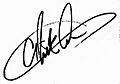 Nick carter signature