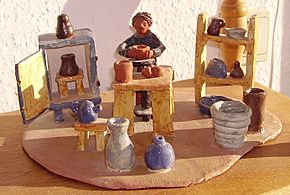 Archivo:Pottered pottery