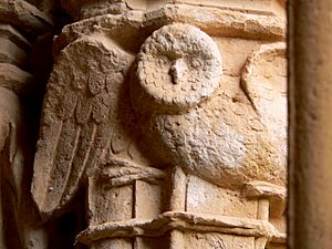 Archivo:Santes Creus Cloister Owl 2