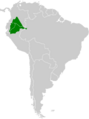Selenidera reinwardtii map