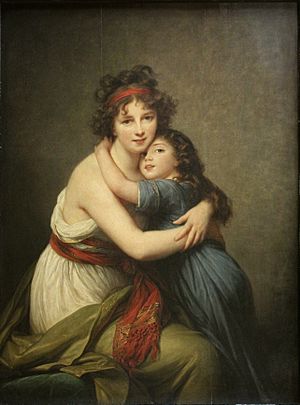 Archivo:Self-portrait with Her Daughter by Elisabeth-Louise Vigée Le Brun