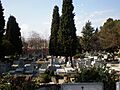 Vista interior del Cementerio civil de Madrid