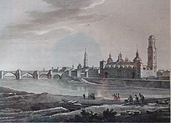 Zaragoza - Vista - El Pilar y el Ebro