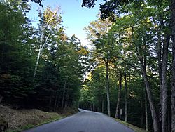 2016-09-03 17 17 55 View eastbound down the Mount Washington Auto Road at about mile 1.0 (about 2020 feet above sea level) in Pinkham's Grant Township, Coos County, New Hampshire.jpg