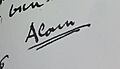 Autographe Alain