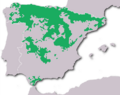 Capreolus capreolus. Distribucion