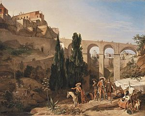 Archivo:Carl Wilhelm von Heideck - Die Brücke von Cuenca - WAF 334 - Bavarian State Painting Collections