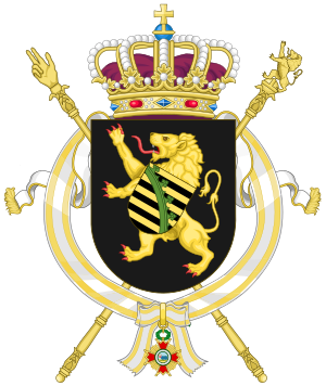 Archivo:Coat of Arms of Philippe, King of the Belgians (Order of Isabella the Catholic)