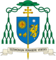Coat of arms of Georg Gänswein (With the arms of Pope Francis)