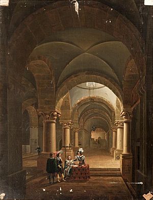 Archivo:Escena en una prisión del siglo XVII, de Josep Arrau (Real Academia de Bellas Artes de San Fernando)