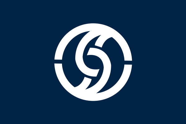 Flag of Kudamatsu, Yamaguchi