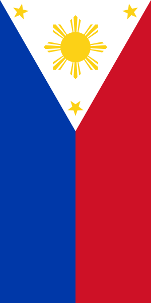 Archivo:Flag of the Philippines (vertical display)