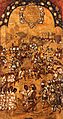 La Conquista de México - Tabla V, Miguel González (~1696)