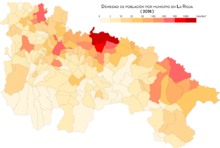 La Rioja Densidad Poblacion 2018
