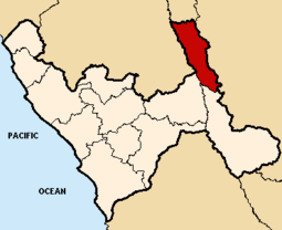 Location of the province Bolivar in La Libertad.png