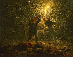 Archivo:Millet, Jean-François II - Hunting Birds at Night