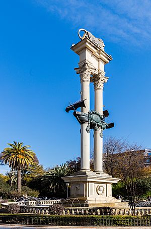 Archivo:Monumento a Colón, Sevilla, España, 2015-12-06, DD 81