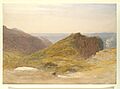 On the North Coast of Devon, Lundy Island in the Distance MET DP114134