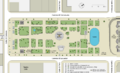 Plano del Parque de Bolivar-Medellin