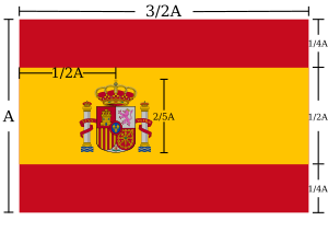 Archivo:Spain flag construction sheet