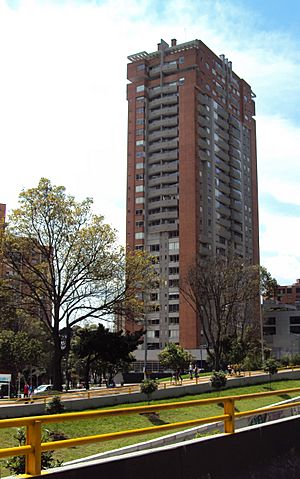 Torre de apartamentos en Bogotá, Colombia.