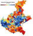 Variación población Véneto