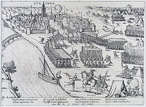 Archivo:Zutphen door Don Frederik ingenomen, 16 oktober 1572 - Capture of Zutphen by Fadrique Álvarez de Toledo (Frans Hogenberg)