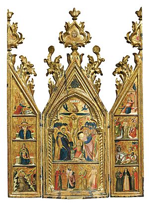 Archivo:25 Lorenzo Veneziano. Triptych. 1370-75. Museo Thyssen-Bornemisza, Madrid