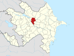 Aghdash District in Azerbaijan.svg