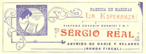 Archivo:Alcalá de Henares (1916) Fábrica de harinas La Esperanza, membrete