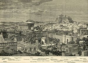 Archivo:Atene antica (Ricostruzione grafica degli eruditi)