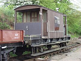 BR brake van at Colne Valley Railway 2.jpg