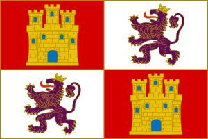 Archivo:Banner of arms crown of Castille Habsbourg style