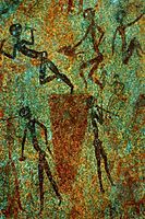 Bushmen Rock Painting