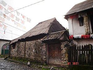 Archivo:Casa tradicional en Angahuán, Michoacán