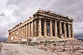 Current state of the Parthenon on February 13, 2019